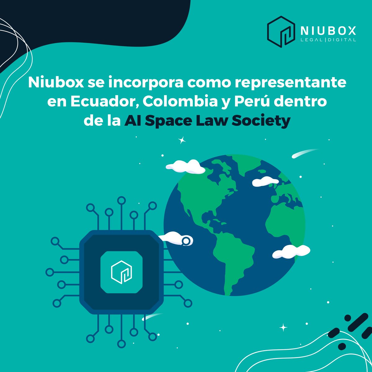#Niubox

🌟 Nos emociona anunciar que Niubox se ha unido a la AI ∞ SpaceLaw Society como representante oficial en Ecuador, Colombia y Perú. 🚀🤖