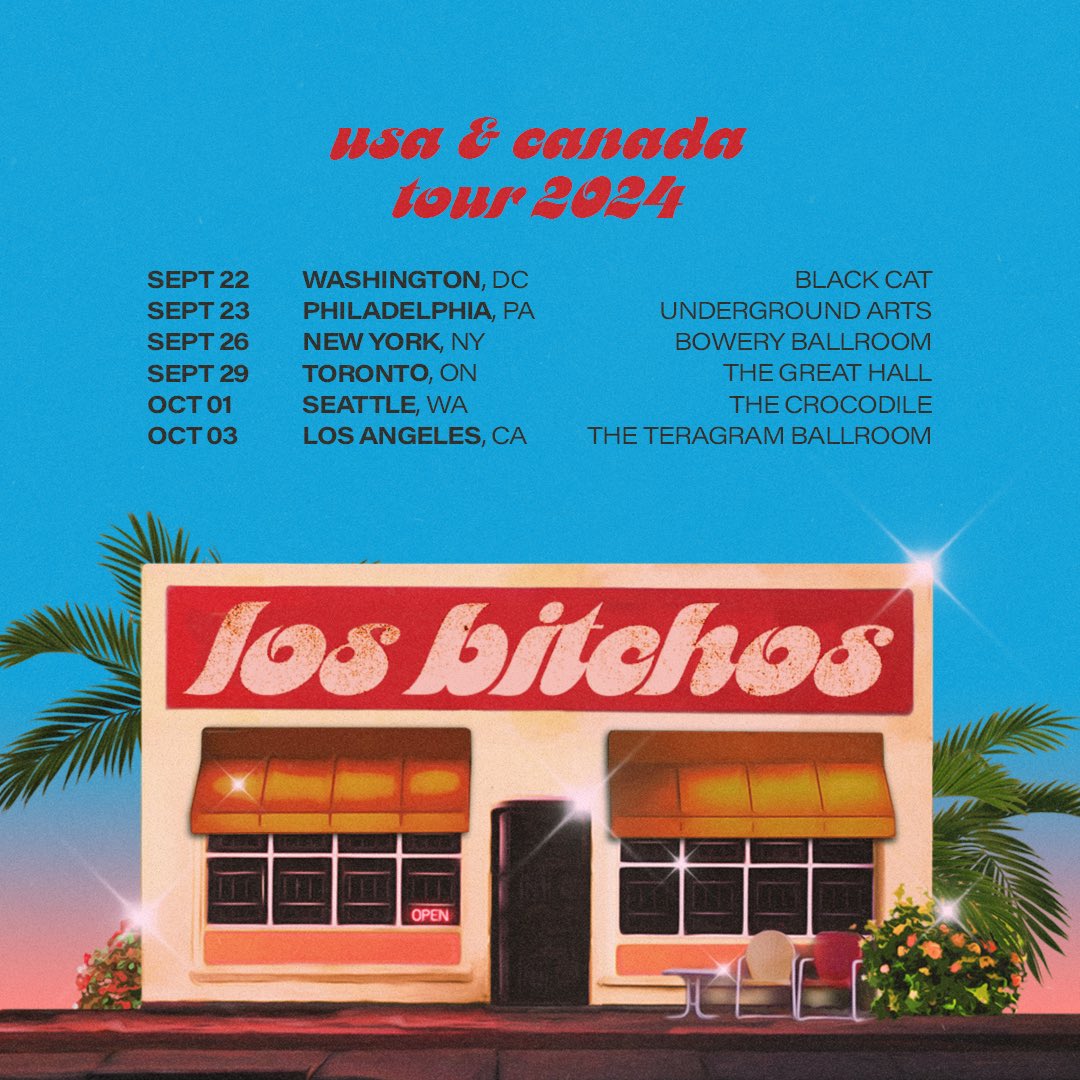 We’re going on tour honey pies! UK, EU, USA & Canada! Be sure to get early access to tickets and sign up for ticket Pre-Sales starting tomorrow at 10am 👉🏽 LosBitchos.lnk.to/Newsletter 😘🩷 Poster by @olyadyer