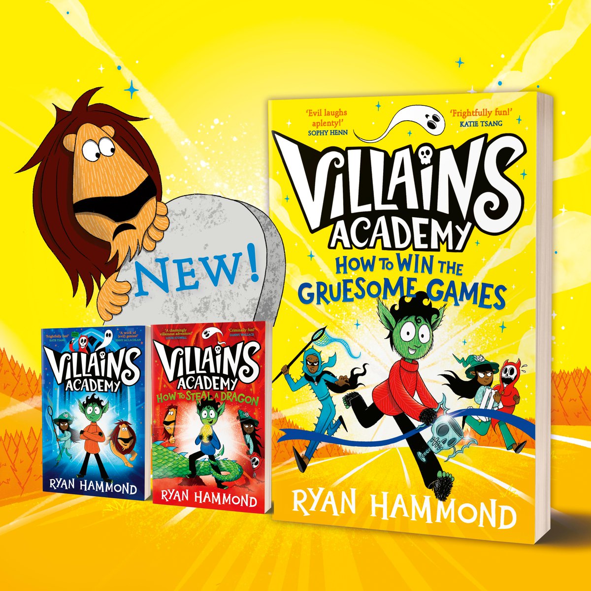 Join Werewolf Bram and the Cereal Killers as they unleash chaos at Villains Academy's Gruesome Games! 🏆 Who will outwit, outplay, and out-villain the rest to etch their names in the Book of Bad? 📚 Find out NOW in 'Villains Academy: How to Win the Gruseome Games' 🎉