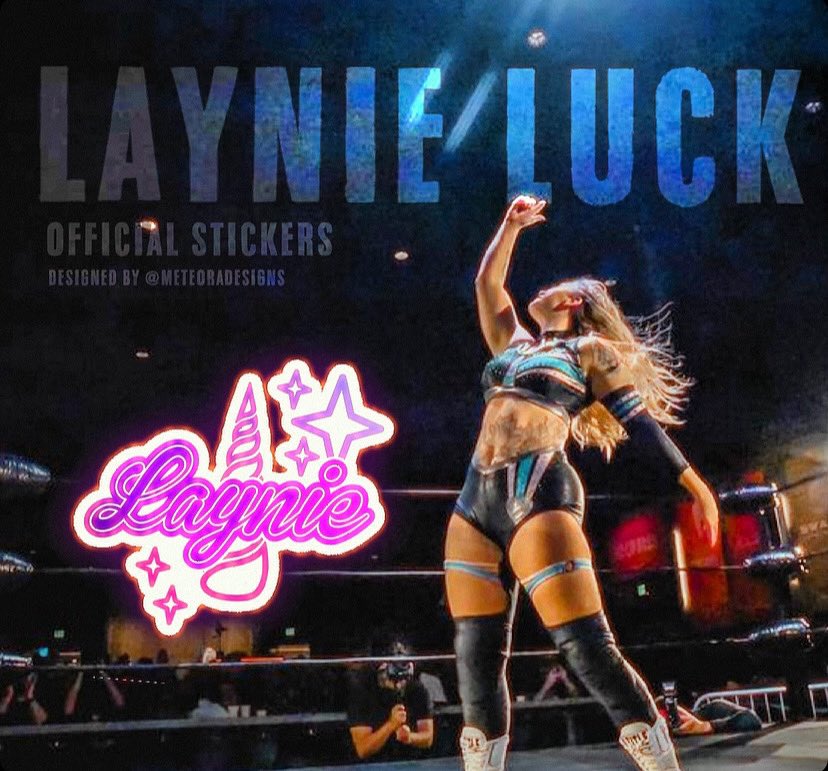 Meteora_Designs's tweet photo. ✨🦄 STICKERS FOR @LaynieLuck 🌷💞

She is one of my biggest inspirations ever in wrestling and I still spend all day in class watching her matches🥹 very excited to do this design for her🩷

#METEORADESIGNS https://t.co/J2LE3912XO