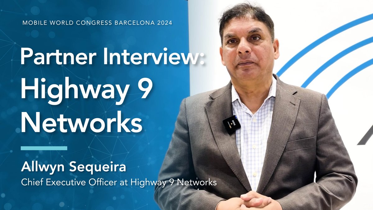 Exclusive from #MWCBarcelona: Partnering with Airspan, Highway 9 Networks delivers an enterprise-ready mobile cloud powered by #NeutralHostNetworks. Thank you, Highway 9 and the entire team for the valuable partnership! Watch the interview here: youtu.be/5TI-Ls0SIDg