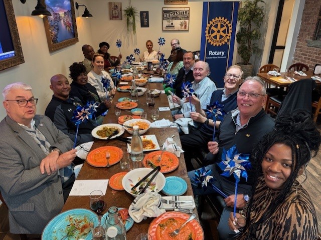 Members and guests of Rotary Club of Greater New Brunswick, NJ hosted a program this afternoon about prevention of child abuse and promoting children's well-being. #PreventionisPossible #CAPMonth2024 #PartnersInPrevention