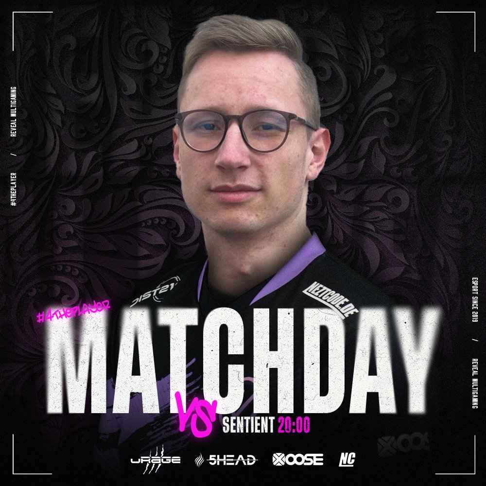 RVMultigaming's tweet photo. 🔥MATCHDAY🆚@SentientEsport🔥

Auch für uns Rocket League Main Team heißt es SPIELTAG! Wir müssen in der @FragsterD Liga Division 1 gegen Sentient ran.

🆚@SentientEsport
⏰20:00
📺https://t.co/JXC3Kh8BxQ

GL/HF💜
#4ThePlayer https://t.co/aI7xZDwOi2