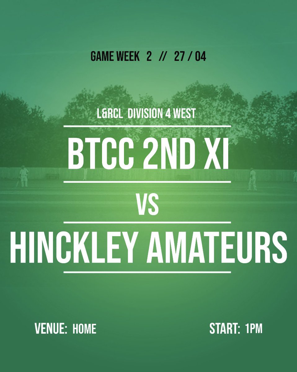 The fixtures for our second game 🔥