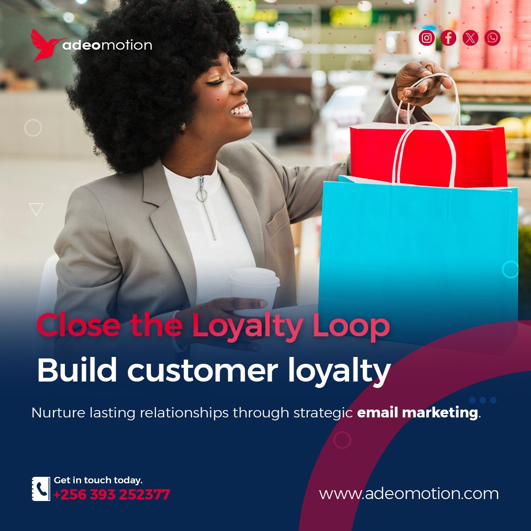 Nurture lasting relationships through strategic email marketing.

Our email marketing strategies ensure that your customers feel continually valued and engaged. 

Let's talk!

#NurtureWithEmails #Brandloyalty #Emailmarketing #Digitalmarketing