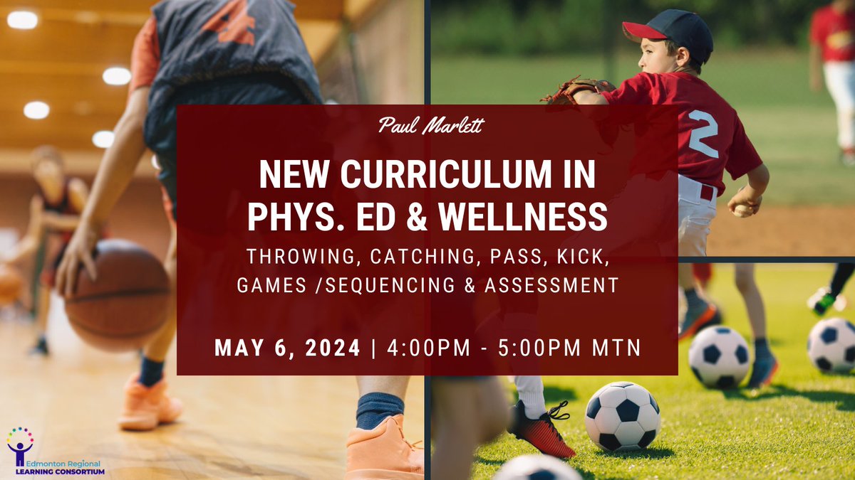 Join Paul Marlett for a session that focuses on teaching, evaluation & building Object Manipulation from Movement Skills KUSPs in the new #PhysEd curriculum using throwing, catching, pass & kick games. Learn more/register: bit.ly/ERLCPE593 #newcurriculum