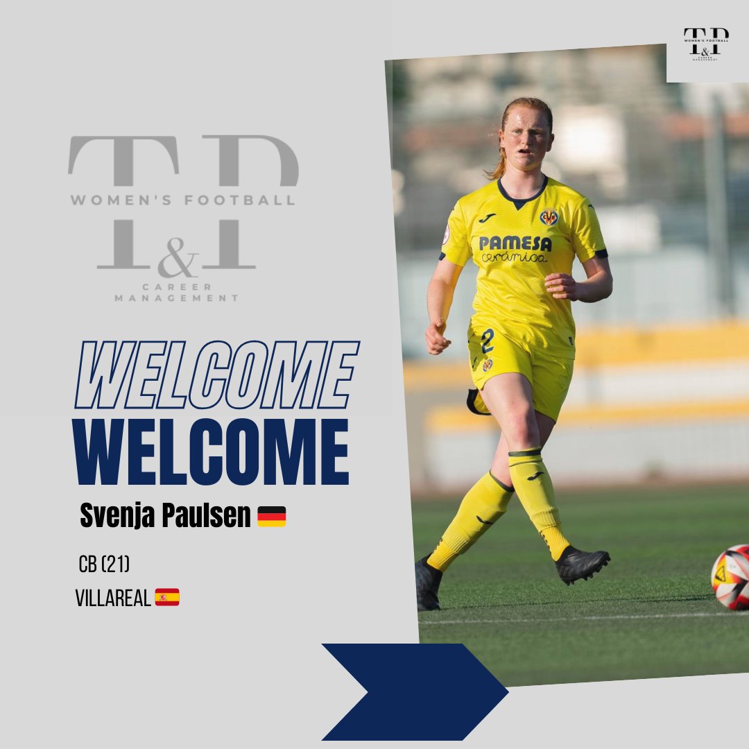 @svenja_15_ 🇩🇪 176 cm 21 y.o. talented CB joins @tedeschi_e_partners_management ✍️✔️
The strong CB is playing this season for @cvffemenino 🇪🇦
Svenja has just made her First apparence with 🇩🇪 u16
.
.
#strongertogether with #tedeschiepartners