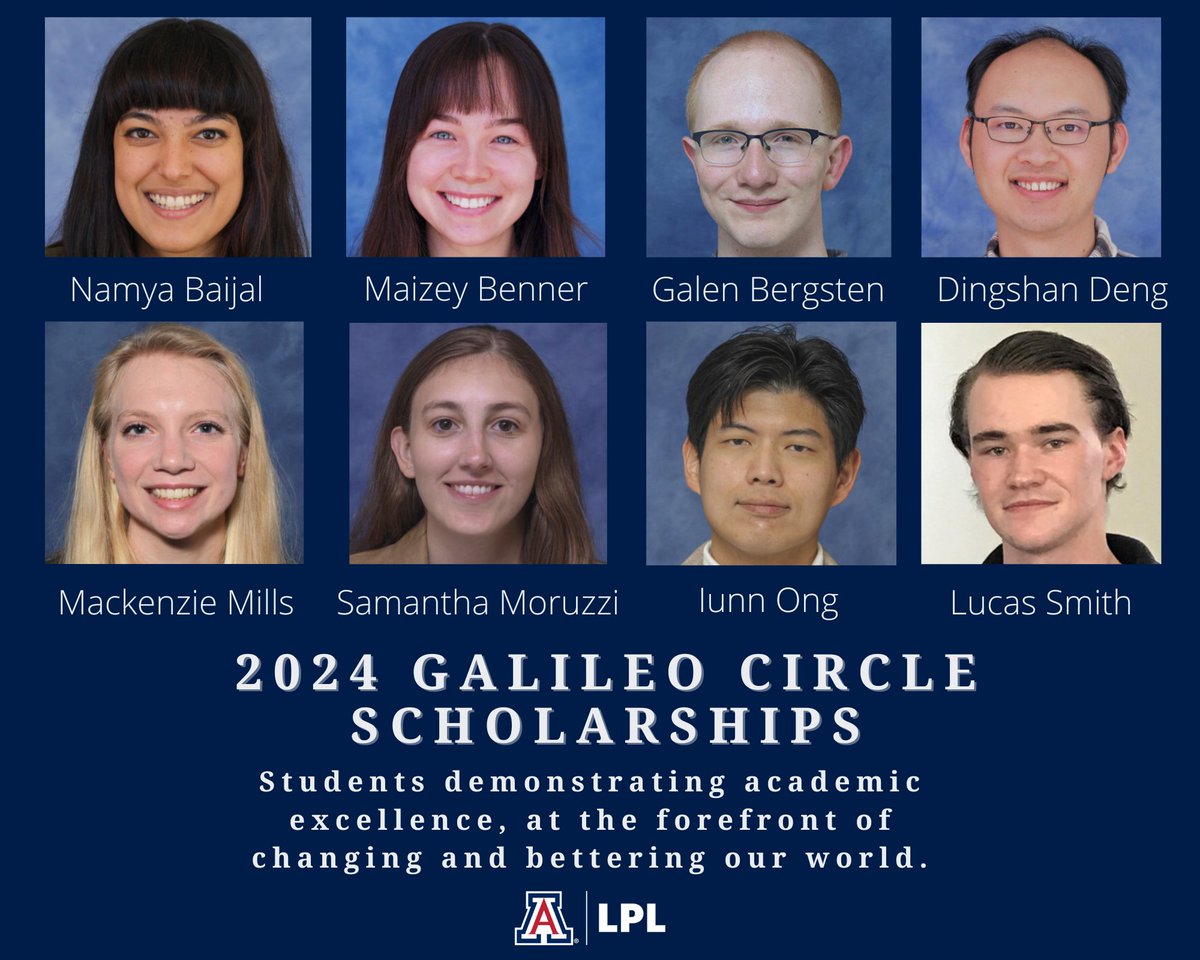 Congratulations to all of our students receiving Galileo Circle Scholarships!