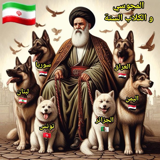 الكلاب الايرانية في الوطن العربي بصورة 😂😂😂
#حزب_الله_ارهابي