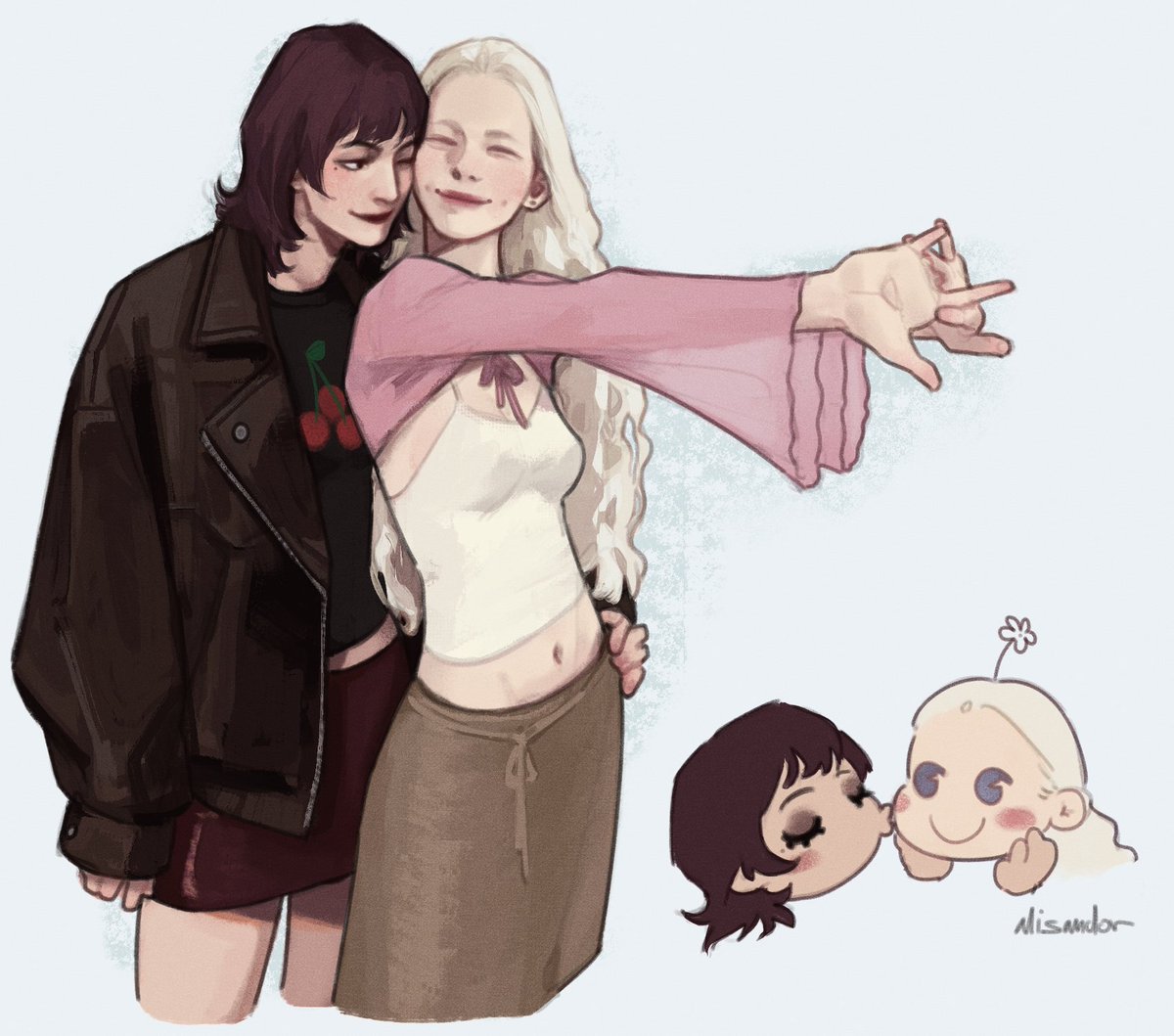 alisandor_'s tweet photo. #oc Look at them visible lesbians https://t.co/N3EnjGQCCS