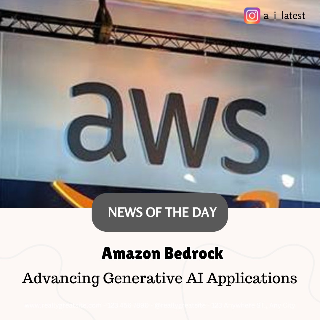Amazon's Bedrock initiative is driving innovation in generative AI applications, leveraging advanced technology to create groundbreaking solutions.

#ailatest  #AmazonBedrock #GenerativeAI #AIApplications #Innovation #TechnologyAdvancements