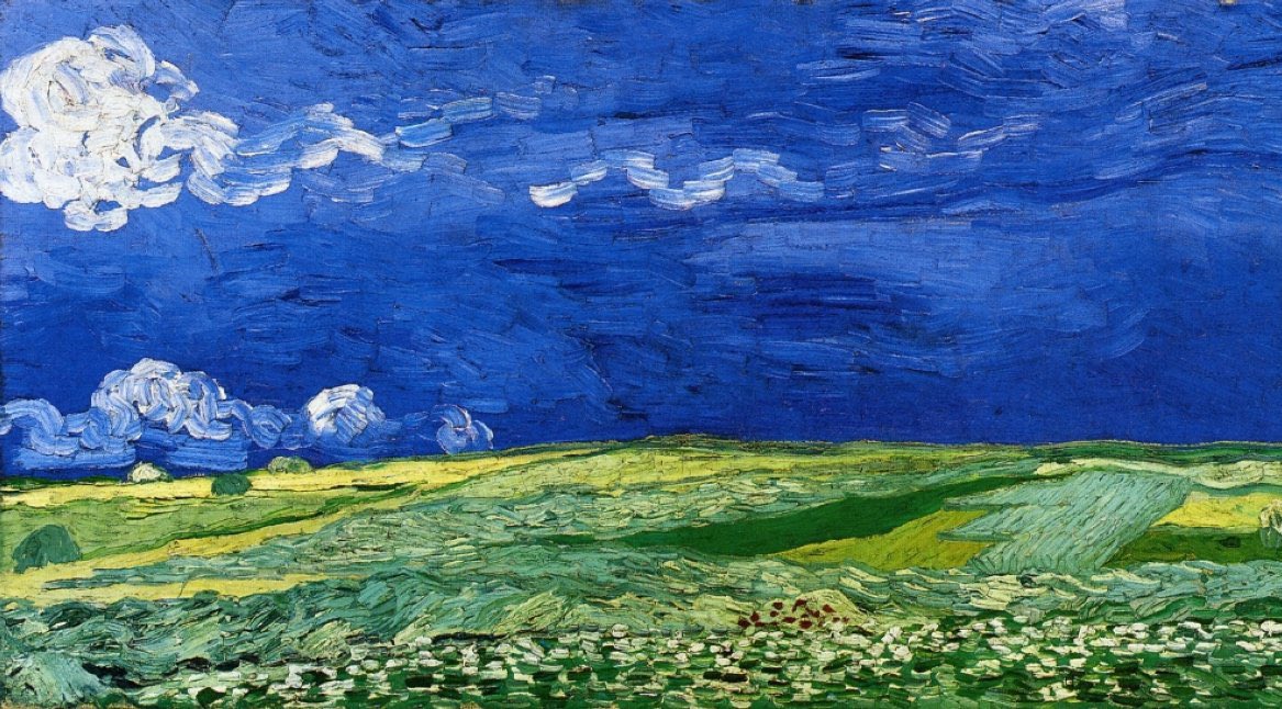 Wheatfields under Thunderclouds Vincent van Gogh