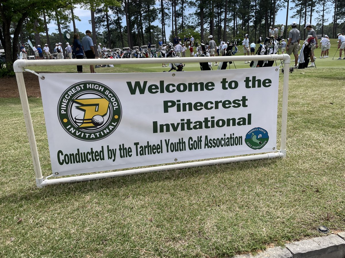 Glad to be a part of today’s @TYGAgolf Pinecrest Invitational at Pinehurst #9