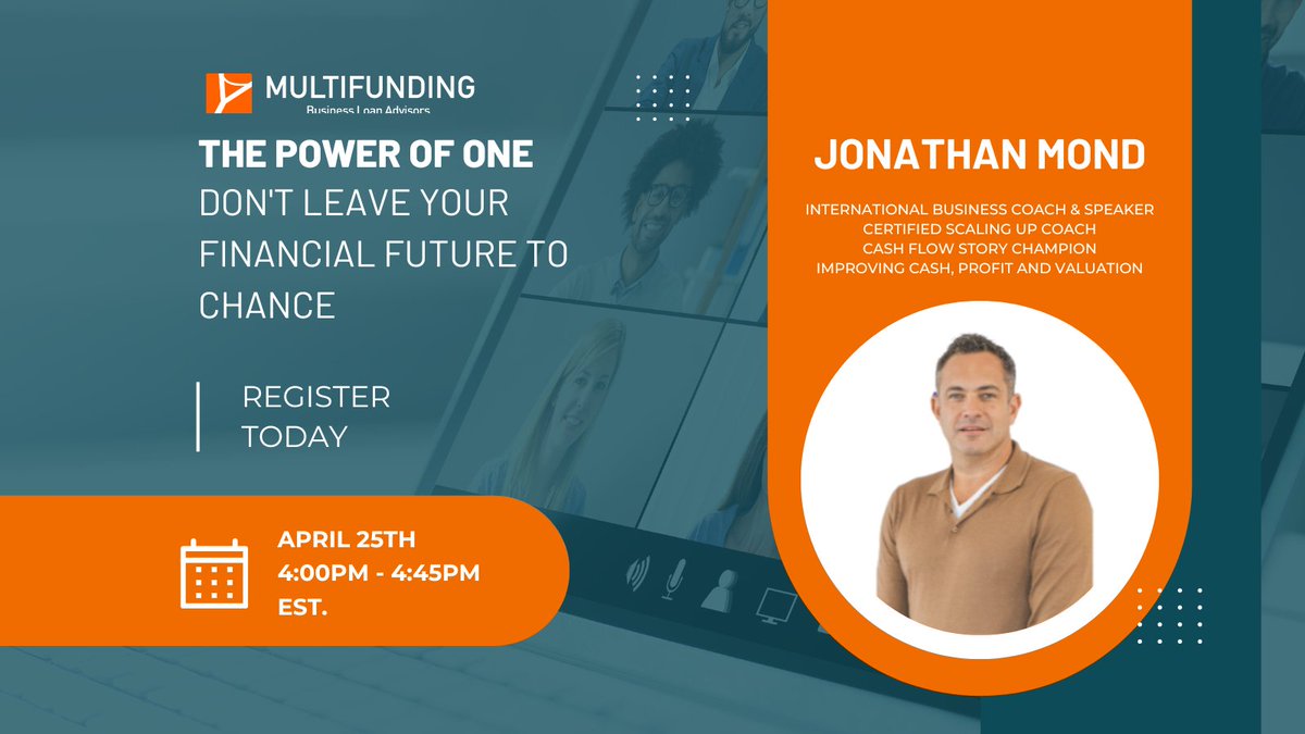 Join us for a 45-minute webinar this Thursday where Jonathan Mond will share insights on navigating today's financial challenges. Don't miss this chance to secure your financial future! Register here: bit.ly/4aEXfMQ #SecureYourFuture #ExpertAdvice #FinanceWebinar