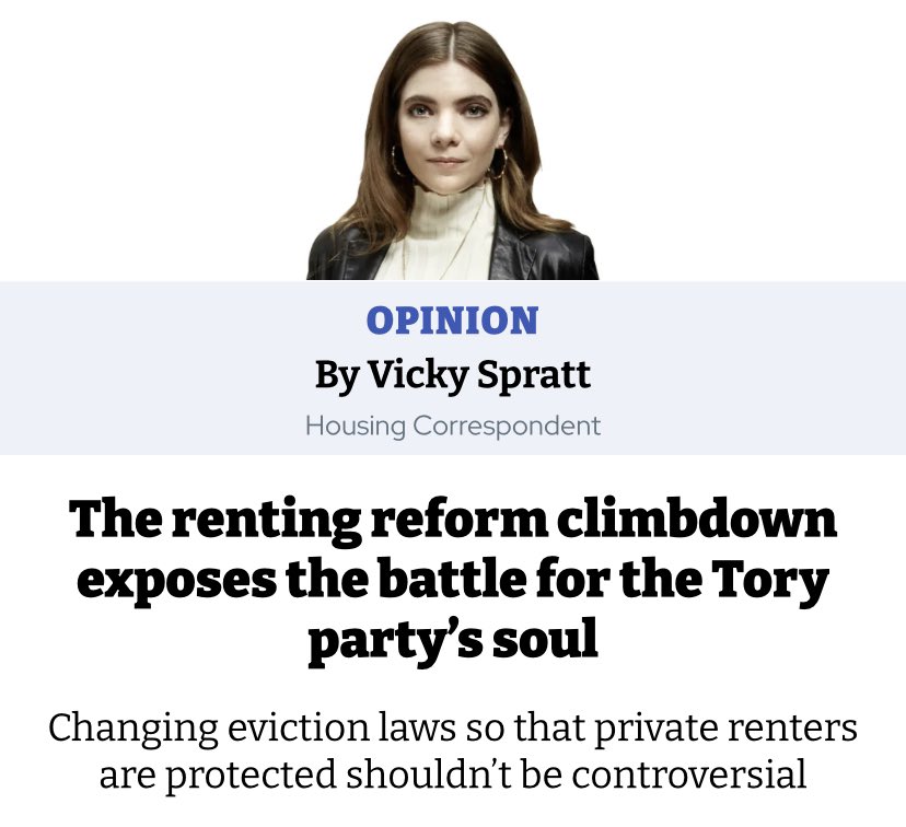 The Renters’ Reform Bill has passed its third reading in the House of Commons. The politics of how it was delayed, amended and ultimately watered down tell us a lot about the state of the Conservative Party - analysis from me @theipaper inews.co.uk/opinion/rentin…