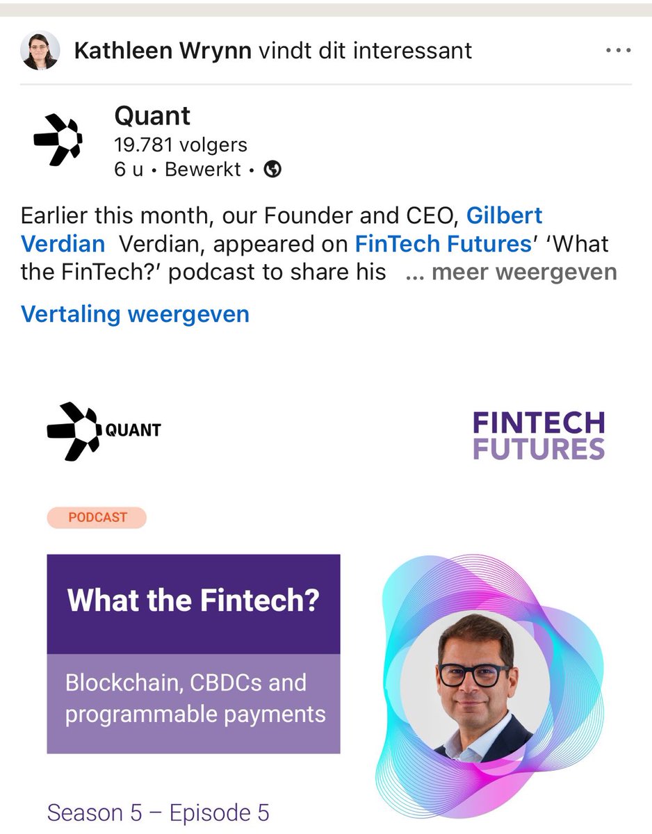 SanNL11's tweet image. NEW:
JPM DLT Strategy Lead seem also #quamfy 👀👀👀👀👀

$QNT
