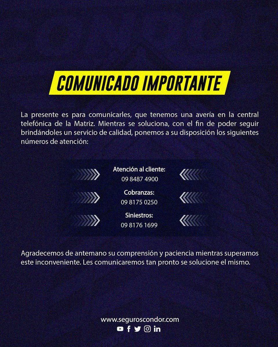 Seguros Cóndor tweet media