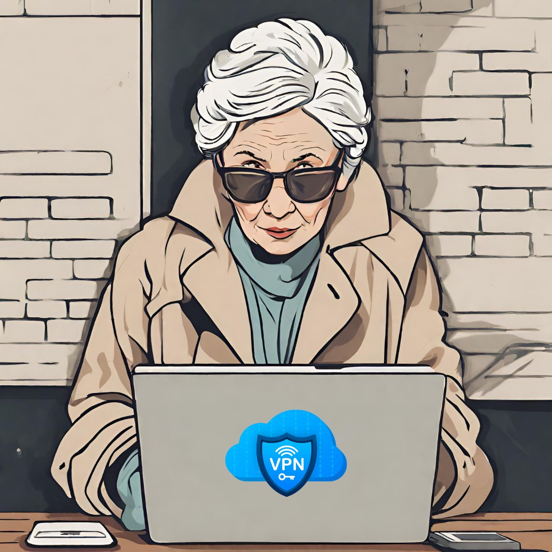 Hey, tech-savvy #Seniors & #BabyBoomers! 👵🏽💻Did you know a #VPN (virtual private network) is like your secret 🕵️‍♀️online cloak? It creates a secure tunnel protecting your data, whether browsing at home or on public 📶 WiFi. Surf safely with peace of mind! 🌐#Tech #OnlinePrivacy