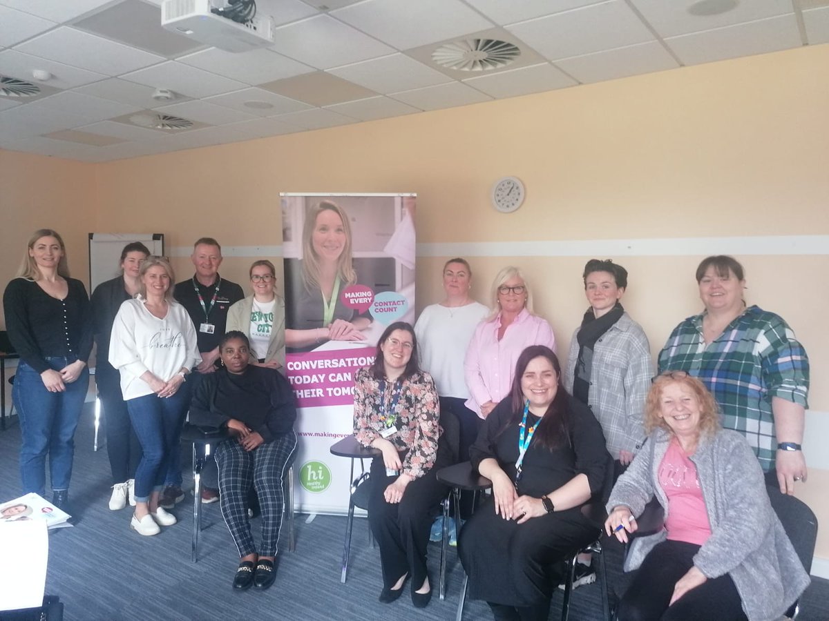 Congratulations to all the staff from across the CHO who completed the Making Every Contact Count Enhancing Your Skills Workshop yesterday in St. Ita’s Portane. Click here to complete the Making Every Contact Count eLearning Training on HSeLanD: hse.ie/eng/about/who/…