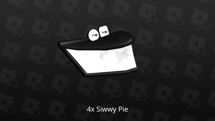 RBXEventHunters's tweet photo. Siwwy Pie 1 Free UGC Giveaway‼️

We will be giving away copies of the "Siwwy Pie" limited UGC to four lucky winners. To participate you must:

- Like this post ♥️
- Retweet this post ♻️
- Follow @RBXEventHunters and @PEPIJNJONAS 

Huge thank you to @PEPIJNJONAS for the codes! https://t.co/50M89cbKkA