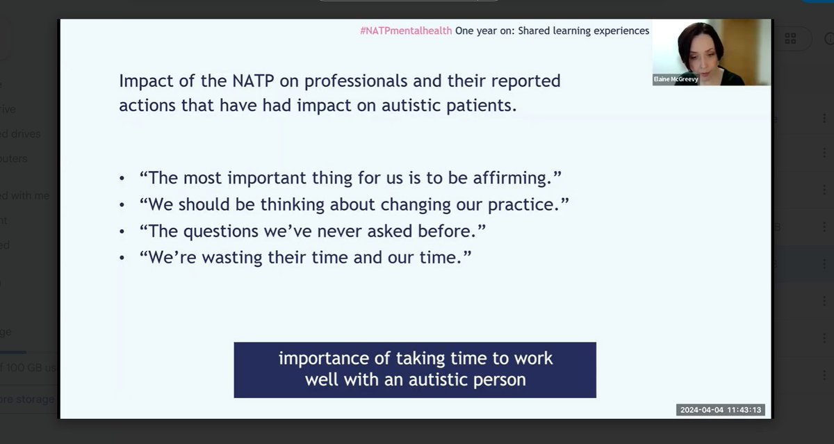 Are you ready for the first ever National Autism Trainer Programme Webinar Conference? 
#NATPmentalhealth? 
Final rehearsal/ review of slide decks  
Book your ticket to celebrate with us ripples of much needed change annafreud.org/training/healt…