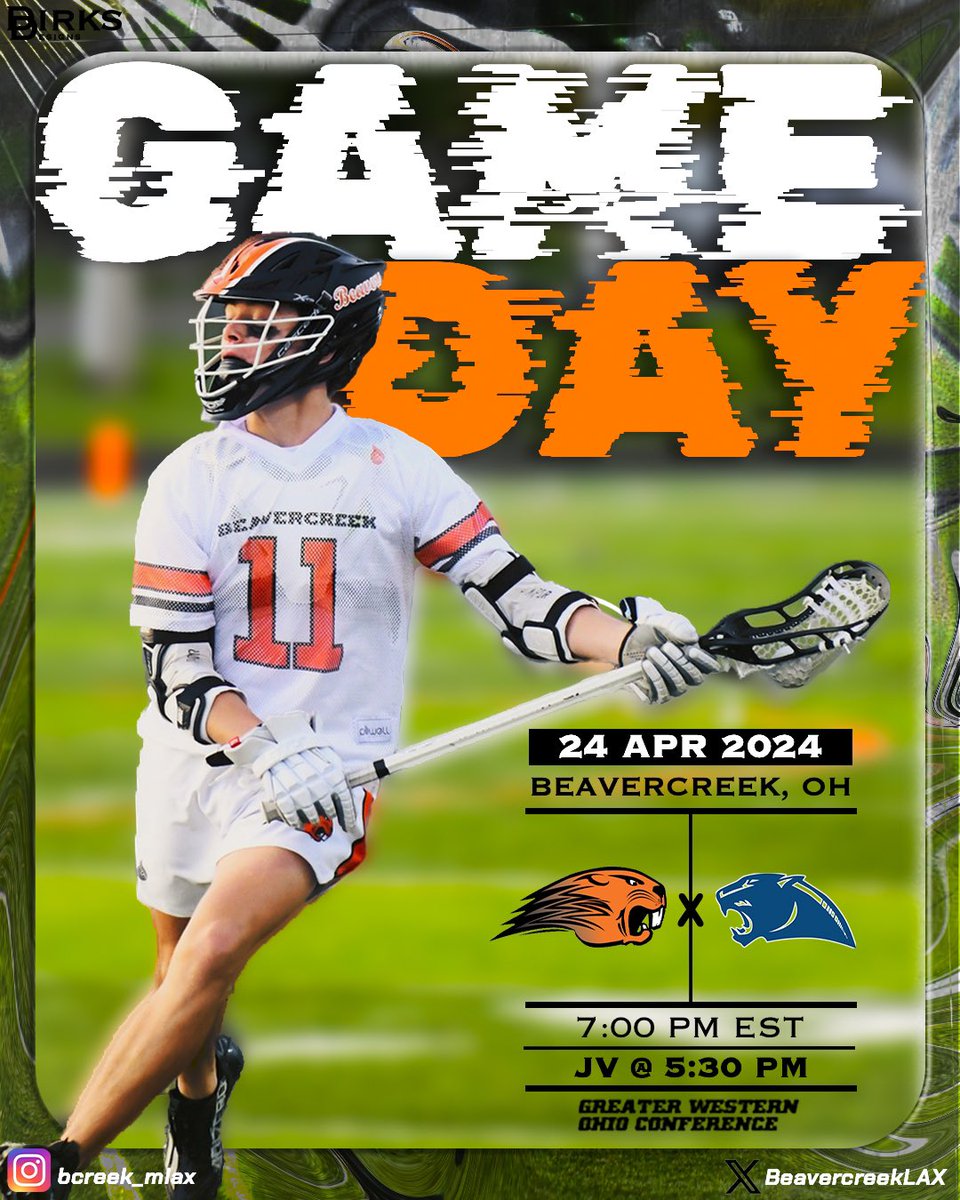 Another day another GAMEDAY in the Creek! The Panthers travel to take on the Beavers! Faceoff at 7pm! #RollBeavers🦫