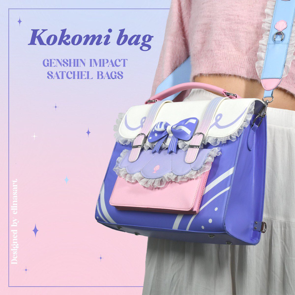 Kokomi satchel bag is the next to be unlocked 🎀💙🫧