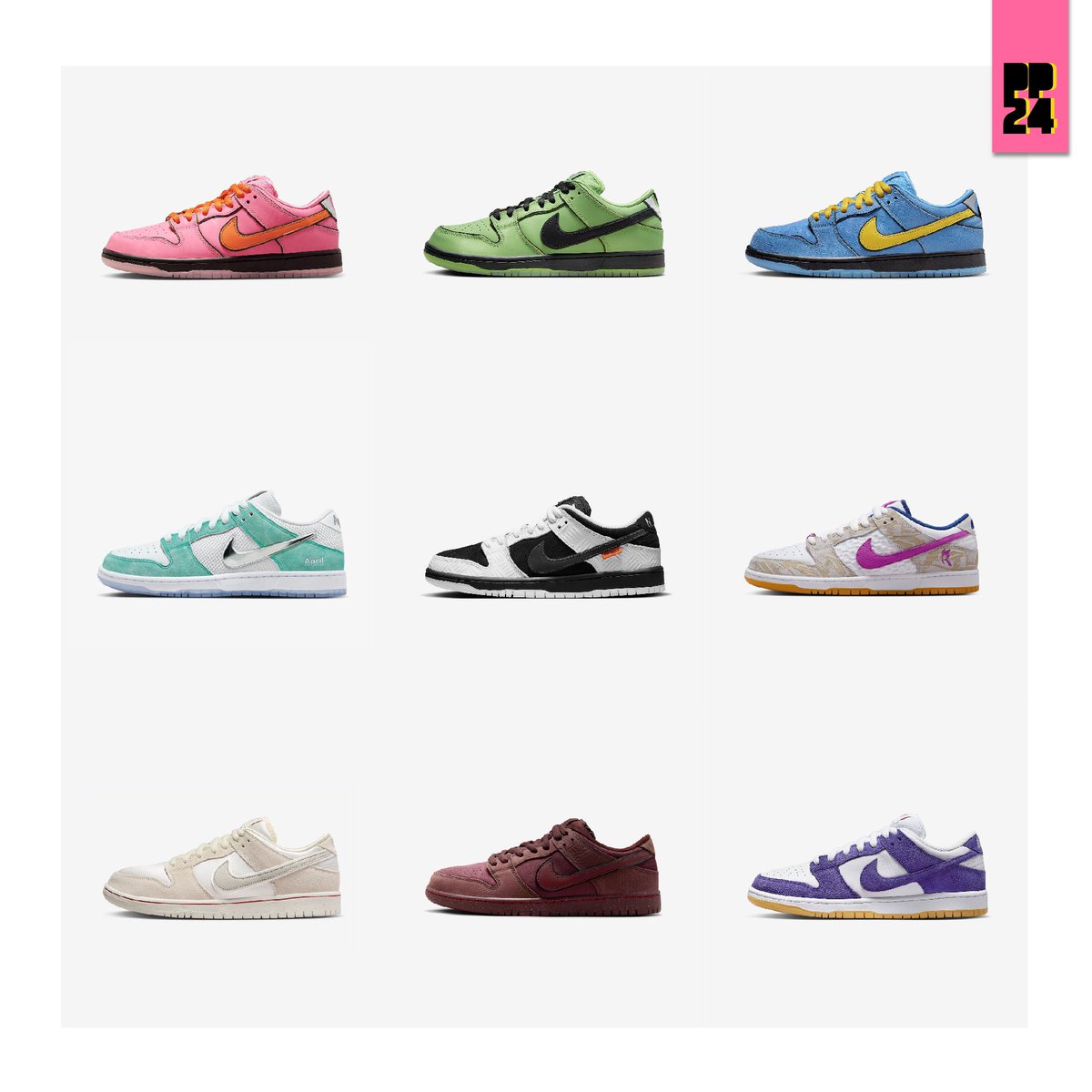 COMING SOON! Get another chance to cop some of the biggest SB drops of the past year! Stay tuned for release details later this week. Which pair is on your list? Drop a comment below for good luck!⚡️ . #Copdate #April #nike #nikesb #streetwear #Skateboarding #hasslefree