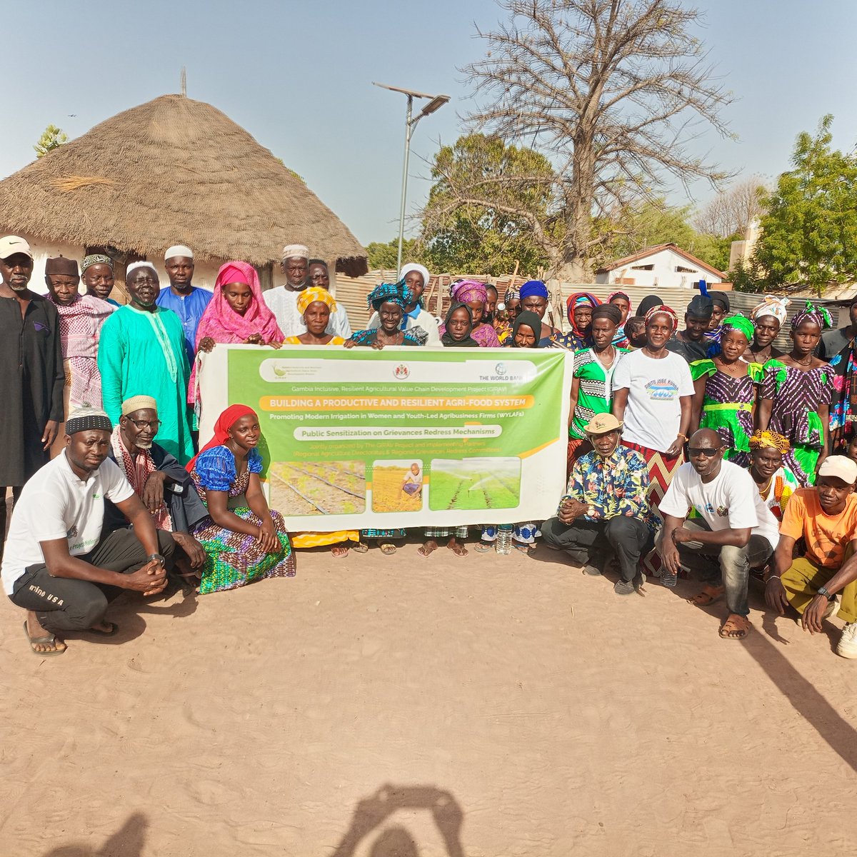 AmadouBah5's tweet photo. A one-day sensitization designed to raise awareness on how to prevent, manage Grievances ends a short while ago in Sibito, LRR. It was attended by 40 people including community leaders, members of the Women-Led Agribusiness Firm supported by the #WorldBank funded #GIRAVproject https://t.co/EIYTBfj5RJ