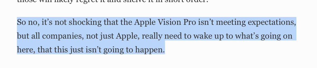 This article forbes.com/sites/paultass… has interesting and cold water take on VR/AR. I like this part (paragraphs almost exactly like this one will soon be written about AGI):