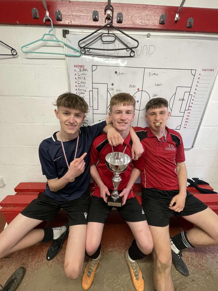 RobHowe11343440's tweet photo. Congratulations to Archie and the Pingle lads on winning the cup final today 2-0 https://t.co/FgB7A0Rs45