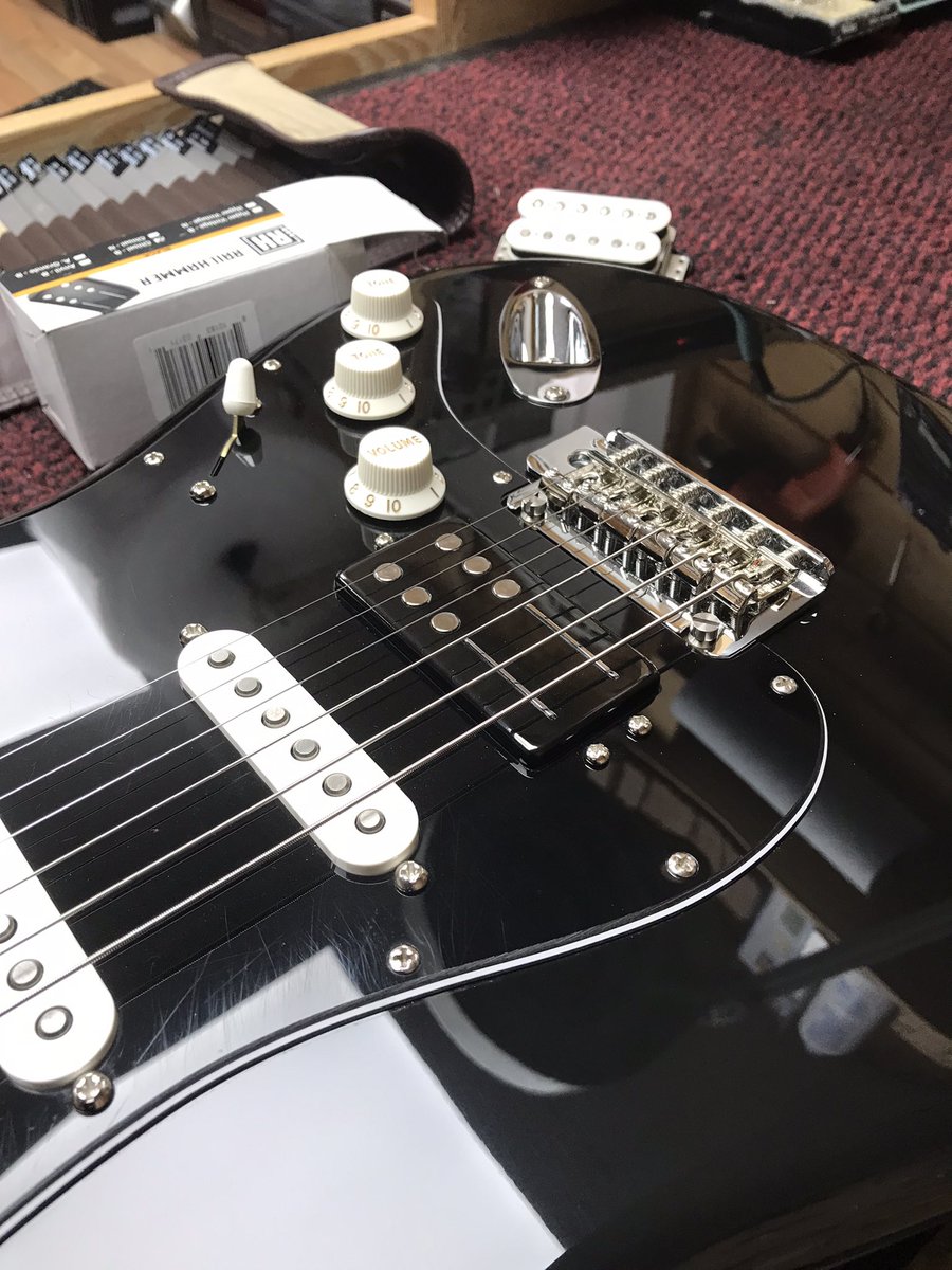 Tommy Thayer Les Paul in for fret dress &amp; setup. Best keep some silver high heeled boots handy when using this. Strandberg Boden guitar fret dress/setup. Railhammer Chisel pickup installed into a strat #kiss #epiphoneguitars #strandbergguitars
