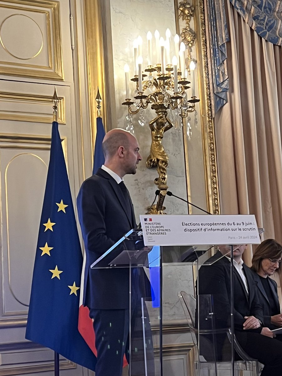 samdebendern's tweet photo. Ce matin @jnbarrot @quai_orsay à présenté les mesures de prevention des ingérences étrangères dans les élections européennes. La Russie a réussi son coup avec le Brexit. Ceux qui ont la chance de pouvoir voter VOTEZ ‼️#ParlementEuropéen #Parlement2024 avec l’Institut Jean-Monnet https://t.co/MrPdtjTzTE