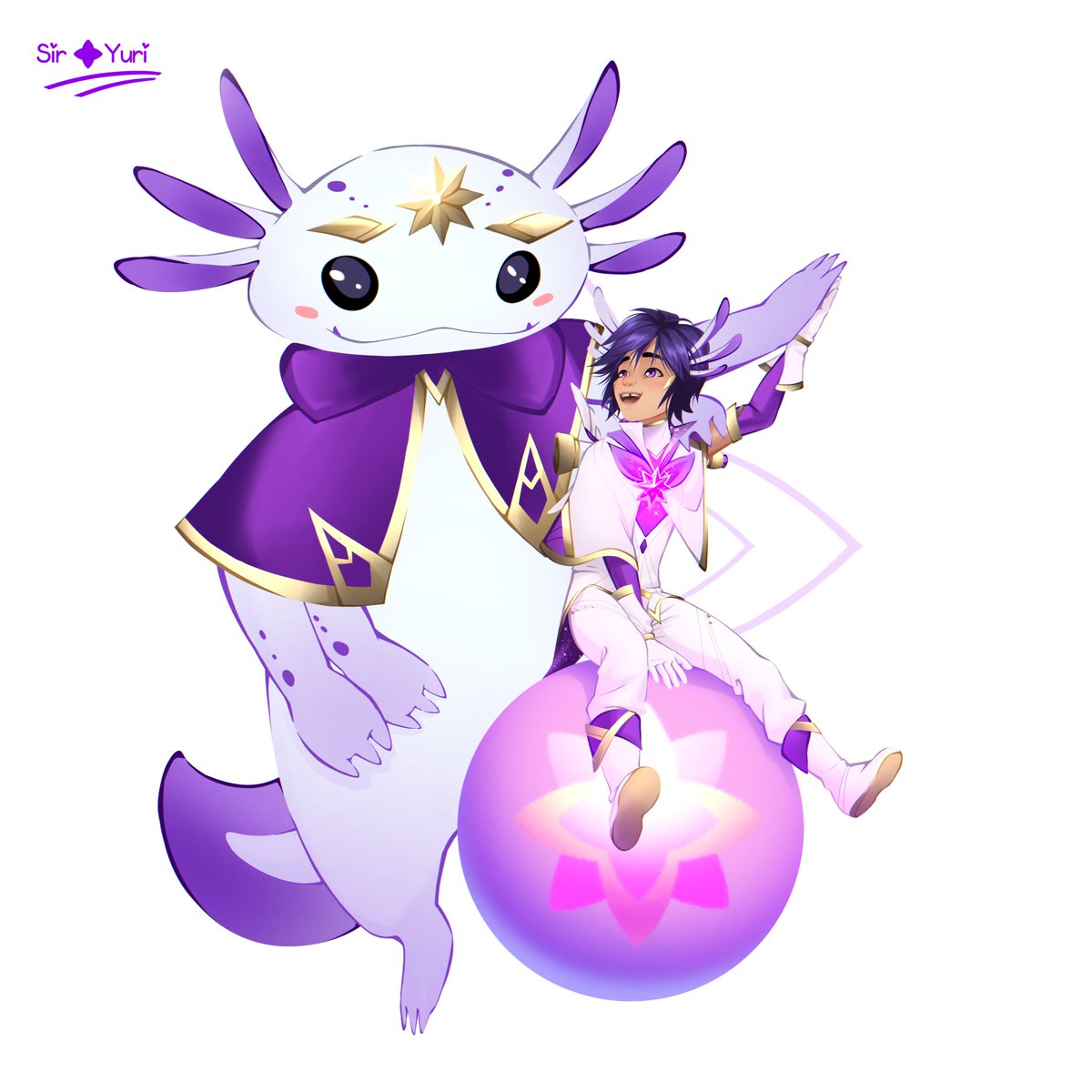 ✨ STAR GUARDIAN NUNU & WILLUMP ✨

Nunu was part of a team before lost all of them. He was alone when a giant axolotl named Willump chose him to protect, now with they new friends, Nunu once again feels like he has a family.

#StarGuardian #LeagueofLegends