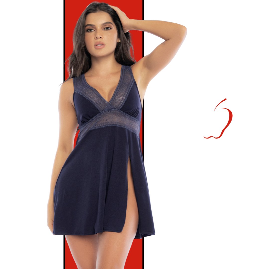 Cozy Kate Sleep Chemise bit.ly/3vWtO9Z #therealadamandeve #lingerie