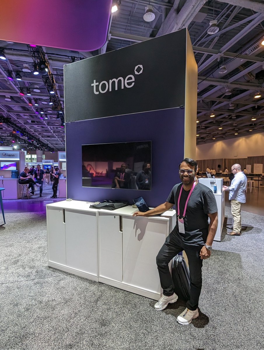 Our CEO @keithpeiris will be at the Tome booth at #StripeSessions from now until 3pm today. Stop by and chat with us.