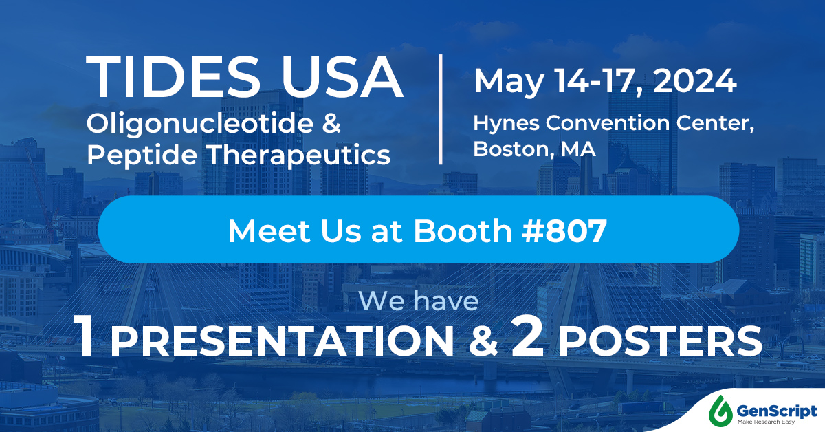 Dive into innovation at #TIDES2024! Join us as we unveil groundbreaking insights in our presentation and our two posters, 'Neoantigen vaccines: A promising cancer therapy' and 'Integrated novel IVT RNA platforms to accelerate research and therapeutics development.