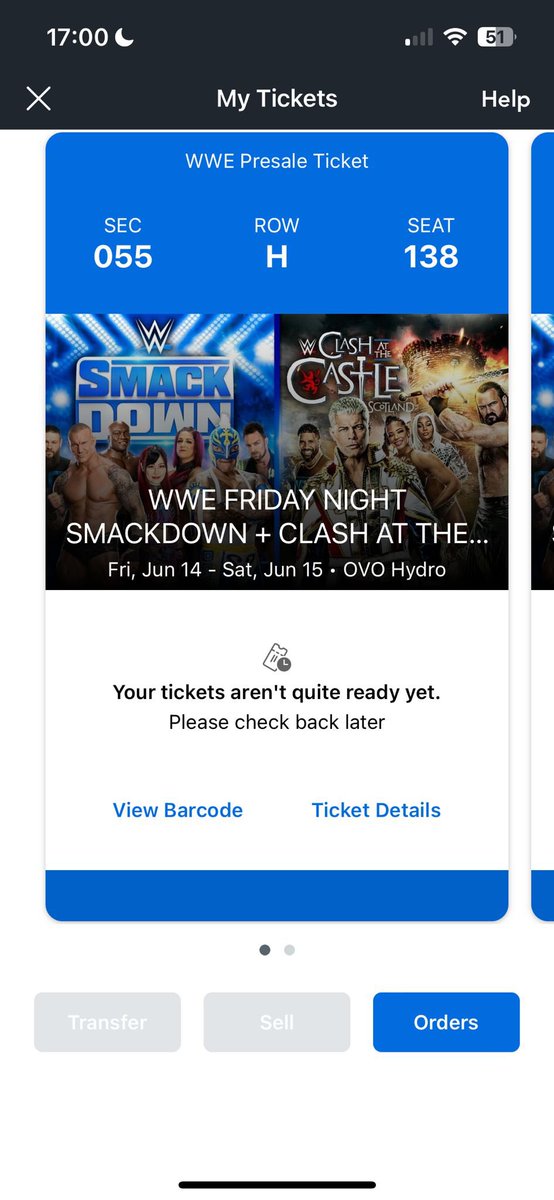 Tickets are booked for #ClashAtTheCastle can’t wait to see <a href="/DMcIntyreWWE/">Drew</a> come home and of course <a href="/CodyRhodes/">Cody Rhodes</a> will be awesome way to celebrate my husbands birthday! 🎁