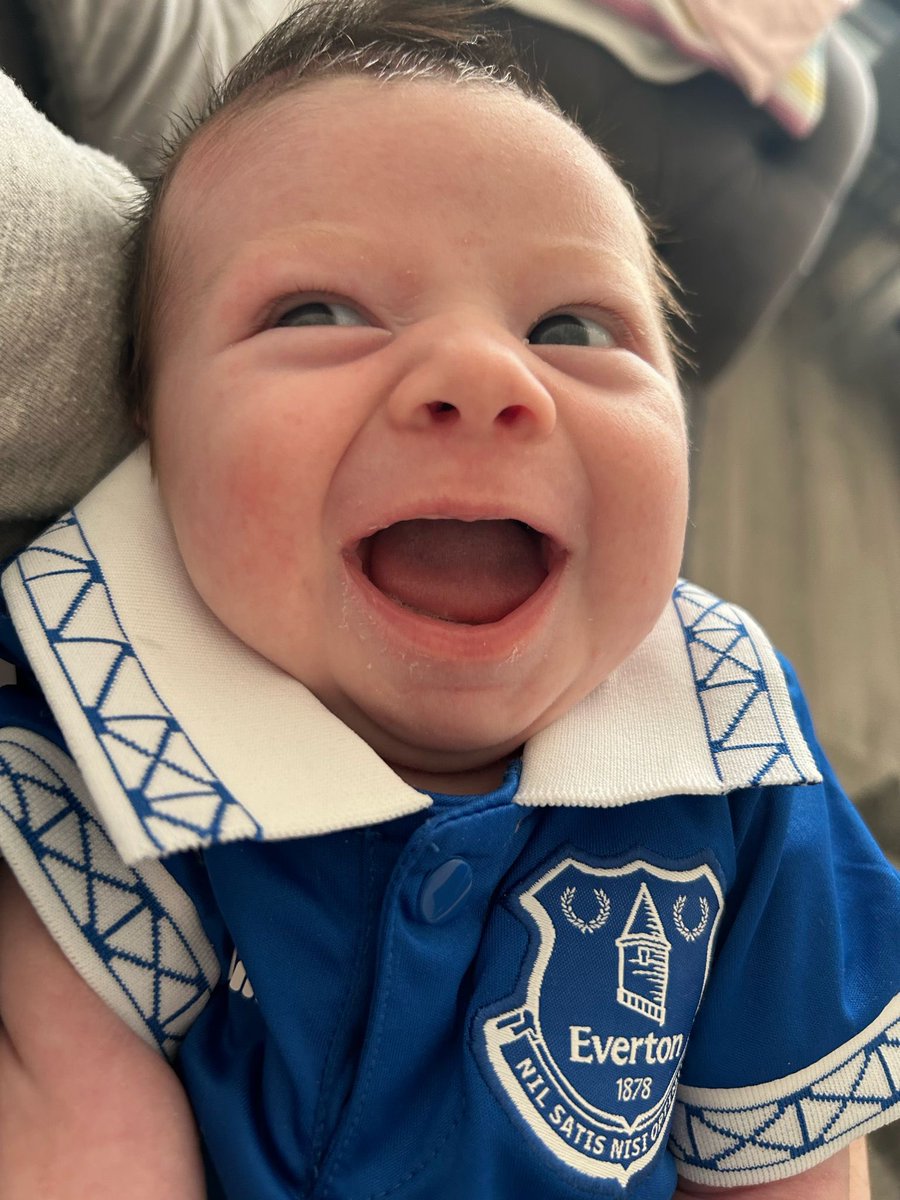 First Derby day and ready to make it 3/3 wins in this kit🥹😍 Come on Everton💙 @Everton #EFCmatchday
