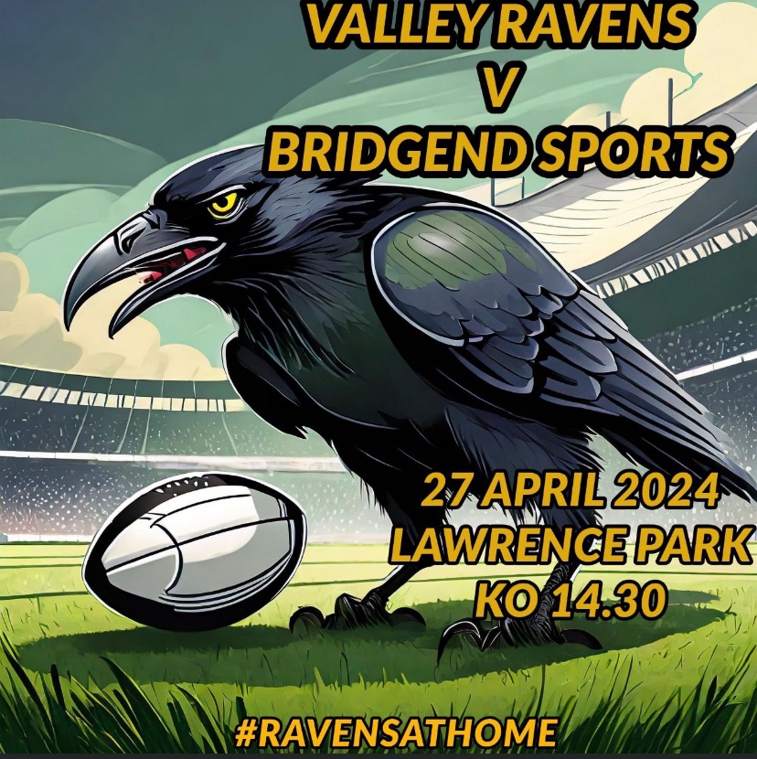 ⚫️🟡FIXTURE🟢🟠
This Saturday our ever improving @valley_ravens Youth play the final game of their very successful inaugural season, Vs @BridgendSports Youth @ Fortress Lawrence. 🦅
@AllWalesSport 
#FutureStars #GrassRootsRugby