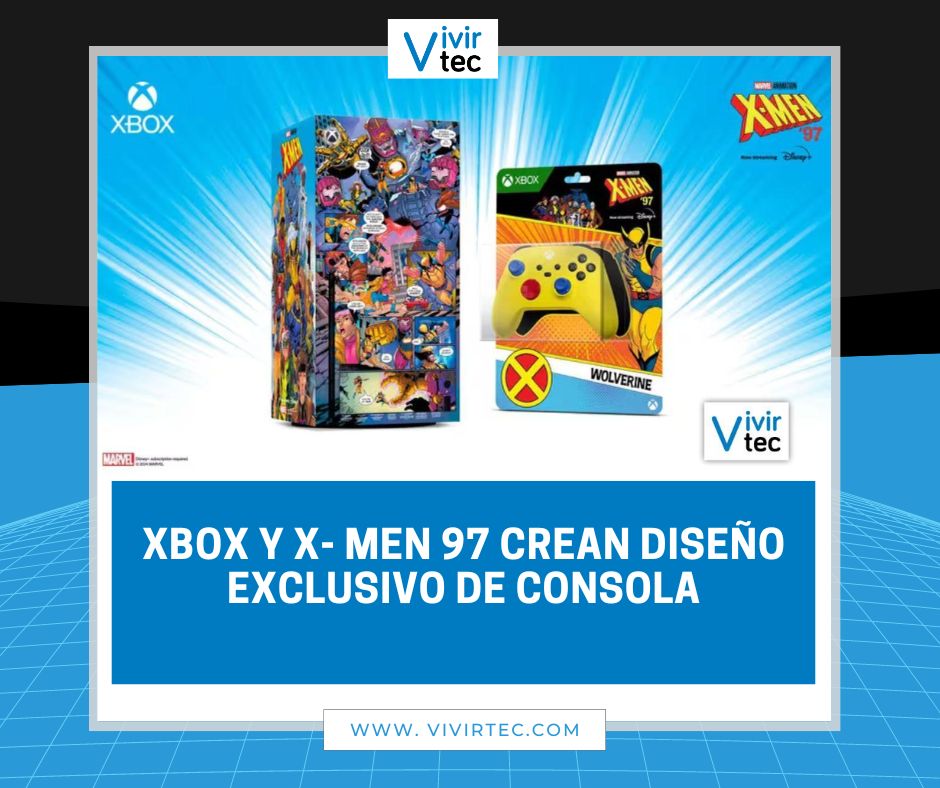 Más información 📲 vivirtec.com/n/8319
🎮👀 Xbox y X-Men '97 se unen para crear un diseño de consola que te transportará a la era de los superhéroes.
#XboxGaming #XMen97 #consola #Videojuegos