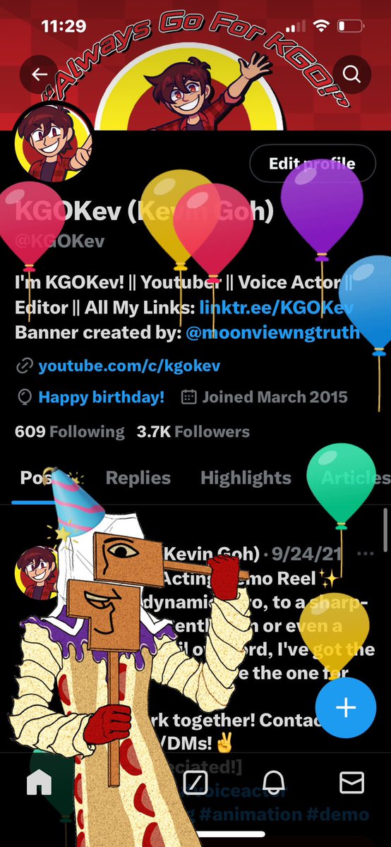 Birthday today! We’ll celebrate proper on stream another day, right now ice cream cake 🥳