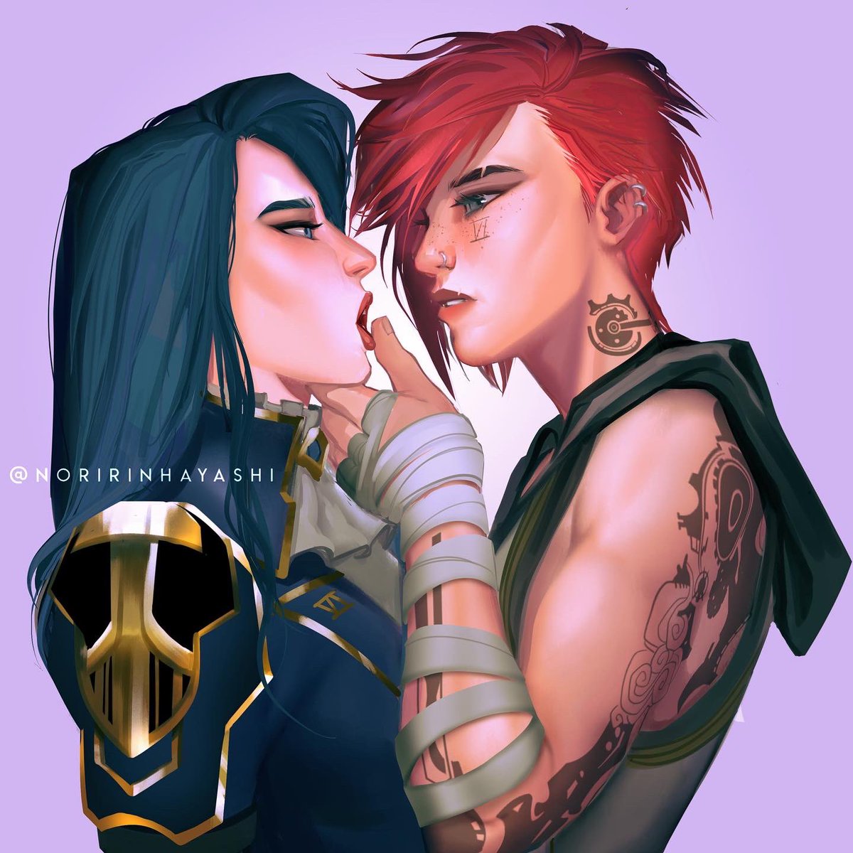 It’s #lesbianvisibilityweek so here we go with some sapphic art! ❤️🧡🤍🩷