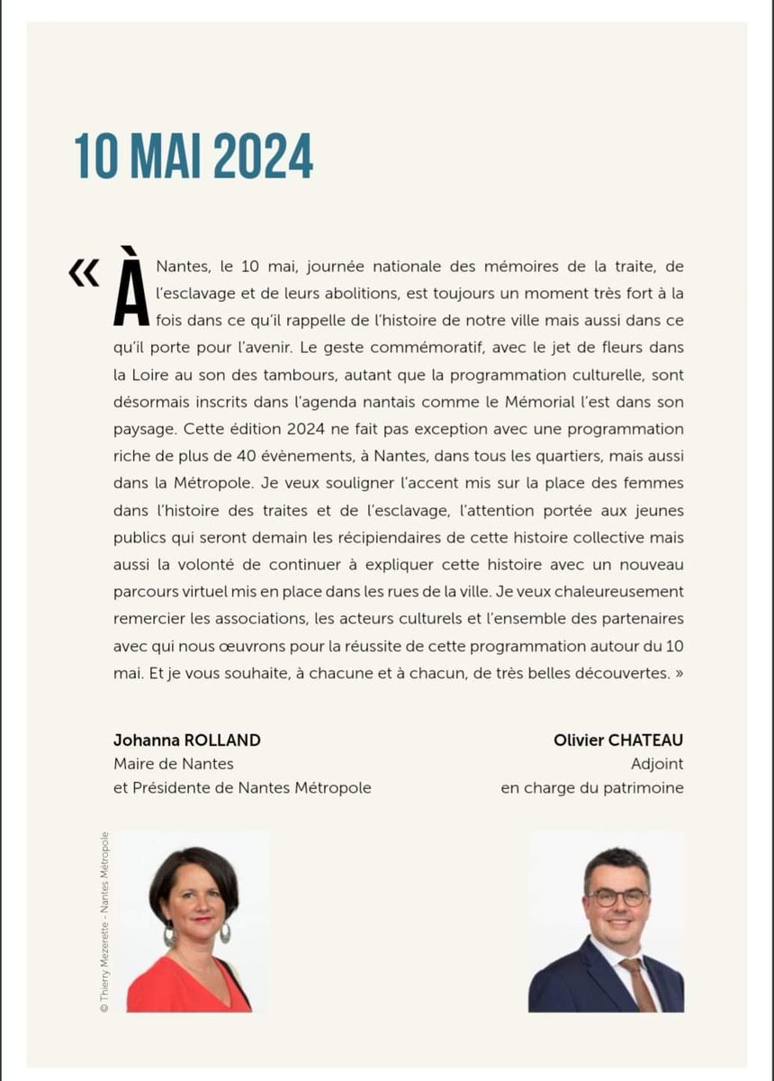 Falmaress's tweet photo. Hier, préparatifs de la cérémonie nationale des mémoires de la traite, de l'esclavage et de leurs abolitions avec la Ville de Nantes et ses partenaires.

Cette année, je suis désigné par @nantesfr comme le Grand Témoin de cet évènement.

#10mai2024
#Falmarès #DONNERLEMAX https://t.co/W0xBoBO0rO
