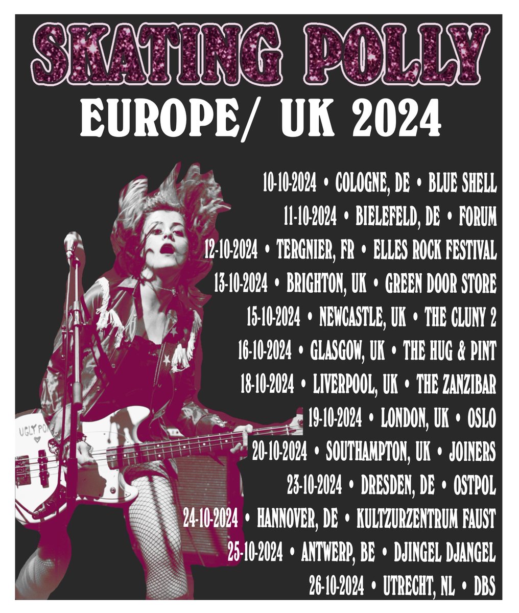 Pollyholics's tweet photo. @SkatingPolly  are back in Europe/UK this October.  

Which shows are you attending? https://t.co/NoBjuEVCr7