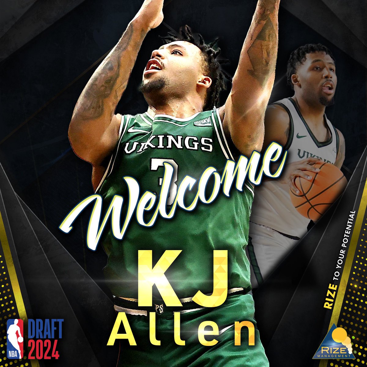 Last Chance U star and Second Team All-Big Sky has entered the chat.
 
Welcome to the Rize family <a href="/Kjallen32/">kj allen</a> ! #rizetoyourpotential #rizemanagement #nbadraft2024