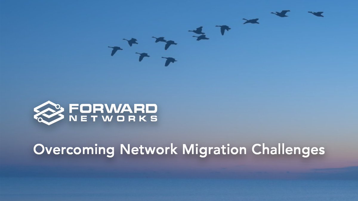 Forward Networks delivers peace of mind by enabling organizations to demonstrate that network connectivity, segmentation, & behavior remain consistent before & after a vendor conversion without straining the NetOps team's resources. Read the blog post: bit.ly/3QjxrgS