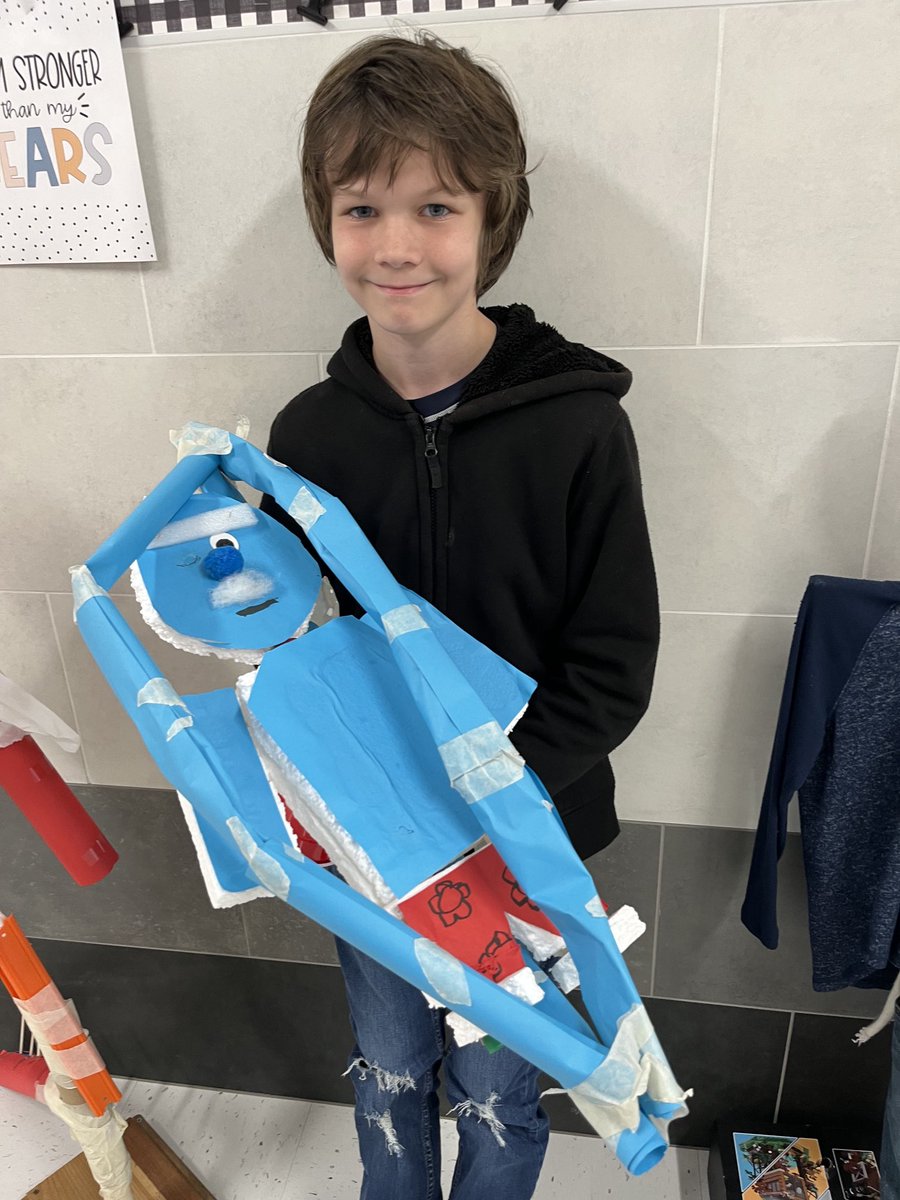 ⁦@brucecoville⁩ Can you tell who their favorite characters were? #Hoo-Lan The bottom right pic is Hoo-Lan in the bubble winking at Peter! We love the My Teacher is an Alien books!