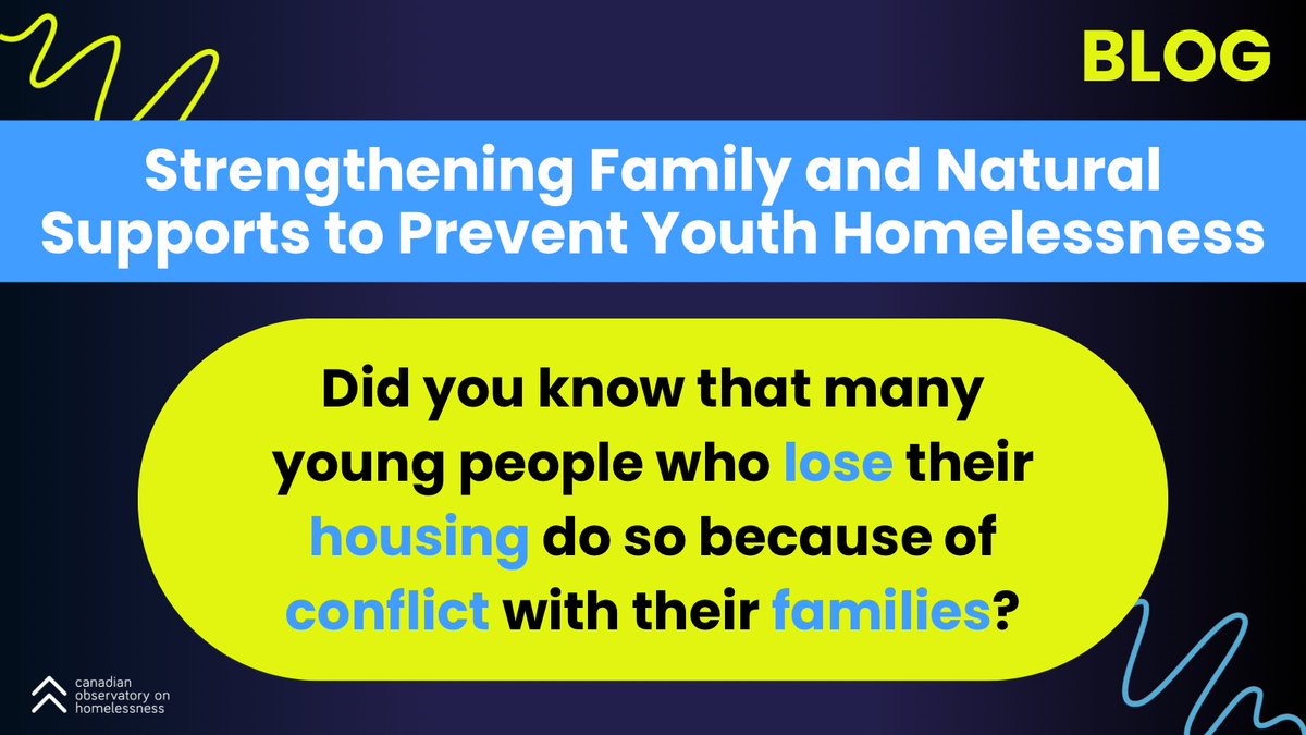 #DYK that many young people who lose their housing do so because of conflict with their families? Check out this blog that summarizes some of the key points of session 3 of our Prevention Matters! series: bit.ly/3U6LWGd #YouthHomelessness