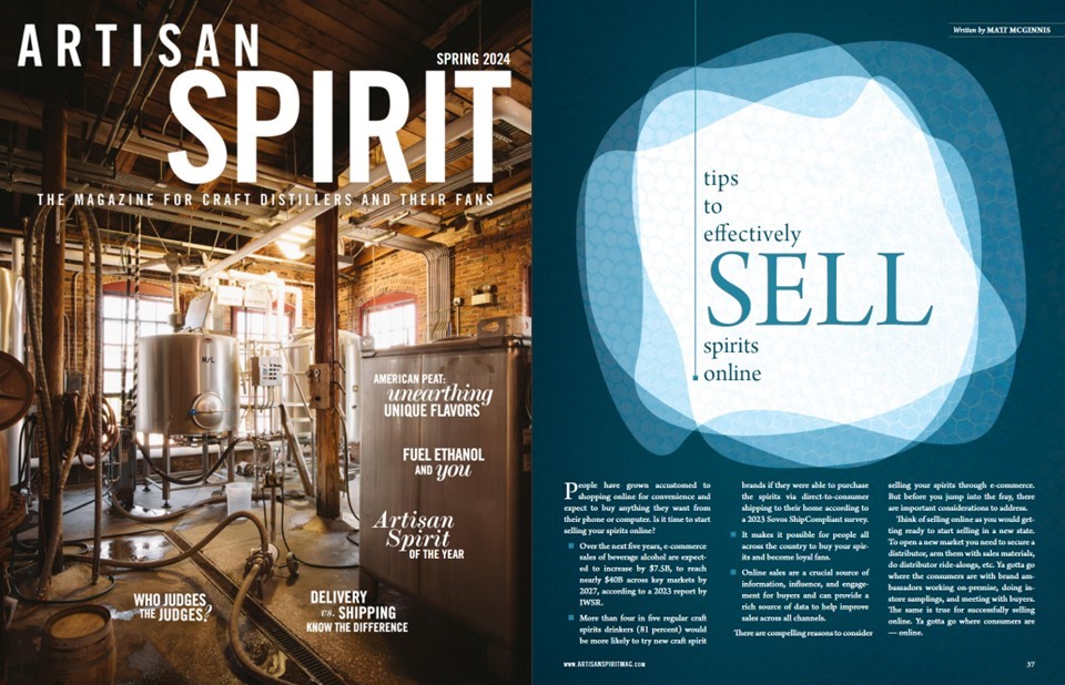 Here are some solid marketing tips to improve your online sales from our CEO @MattMcGinnis in the Spring issue of Artisan Spirits Magazine. Check it out starting on page 37: issuu.com/artisanspiritm…